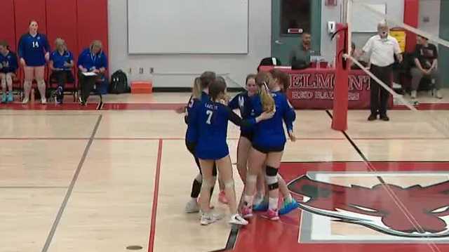 Inter-Lakes volleyball beats Belmont