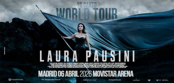 Laura Pausini ofrecerá un concierto en Madrid el 6 de abril dentro de su 'Yo Canto World Tour'