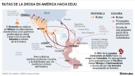 Las 'rutas americanas' de la droga: así son los caminos del narco para distribuirla en EE UU y que Trump quiere frenar a 'bombazo limpio'