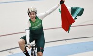 La mexicana Yareli Acevedo se titula en la carrera por puntos en Santiago