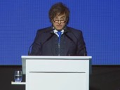 Javier Milei felicitó a Corina Machado por el Premio Nobel de la Paz: "Gracias por pelear contra la narcodictadura de Venezuela"