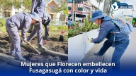 Mujeres que Florecen embellecen Fusagasugá con color y vida