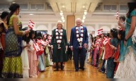King Charles, Queen Camilla visit London's iconic Neasden Temple
