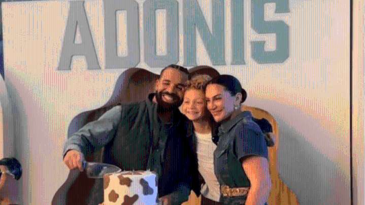 Drake And Sophie Brussaux Celebrate Adonis' 8th Birthday