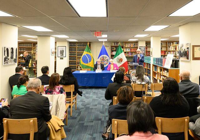 Biblioteca Colón de la OEA acoge lanzamiento del Grupo Voluntario de Apoyo al Comité Jurídico Interamericano (GAJUR)
