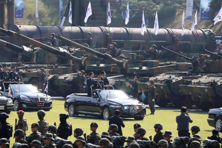 South Korea’s president calls for more self-reliant military as questions arise about US commitment