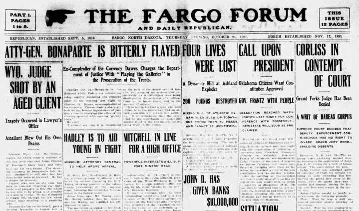 Today in History: Several Moorhead families report chickens and rabbits killed