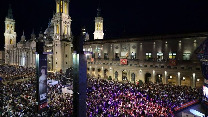 Este es el programa de las Fiestas del Pilar de Zaragoza para hoy, sábado 4 de octubre