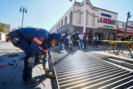 Gobierno de Ramos Arizpe refuerza rejillas en punto vial estratégico