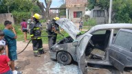 RESISTENCIA: Un Auto Se Incendió  En Villa Ghio