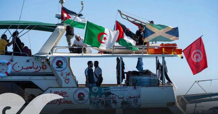 Nueva flotilla humanitaria intenta romper bloqueo a Gaza