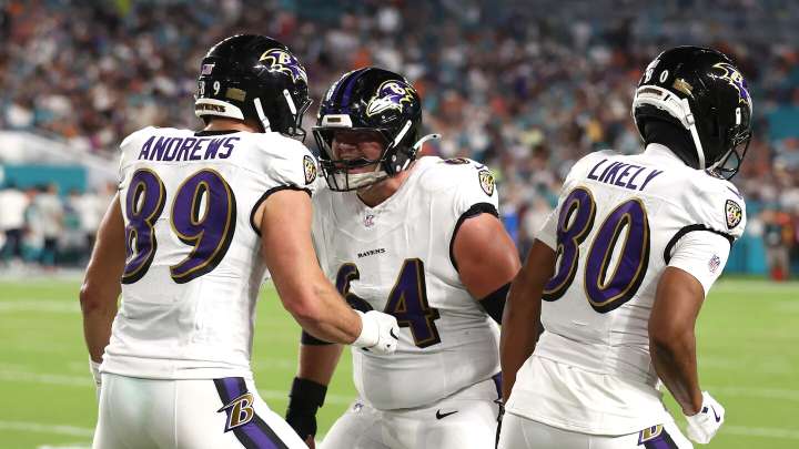Thursday Night Football: Ravens lead Dolphins 14