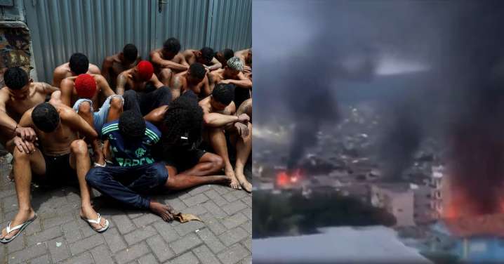 Brasil: Operativo policial contra peligrosa banda criminal de Río de Janeiro deja 64 personas muertas