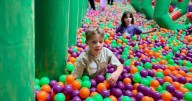 Greater Manchester trampoline park reopens with new inflatable arena, speed slide and aquarium