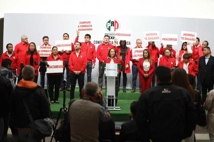 PRI Edomex pide consulta ciudadana ante alza a tarifa del transporte