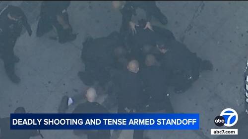 LA shooting: Arrest made after deadly shooting, tense armed standoff in downtown