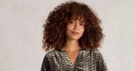 White Stuff's velvet party dress is 'flattering' on even the most bloated tummies
