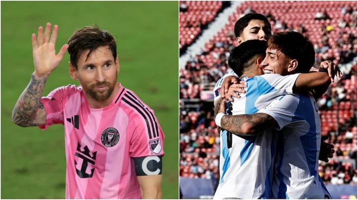 Lionel Messi le mandó un mensaje a la Selección argentina Sub 20 y felicitó a un jugador en particular