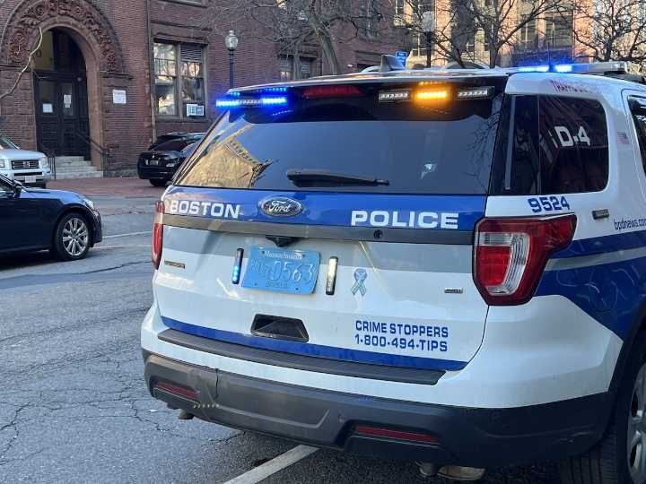 Video shows Boston police cruiser in flames during street 'takeover'