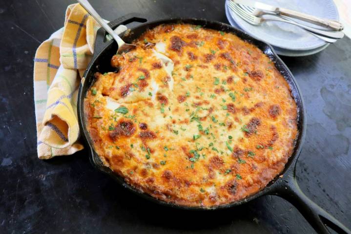 With a skillet, moussaka doesn’t have to be a project dish