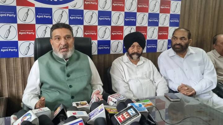 ASSEMBLY BY-POLLS: Apni Party to field candidates in both Nagrota, Budgam seats
