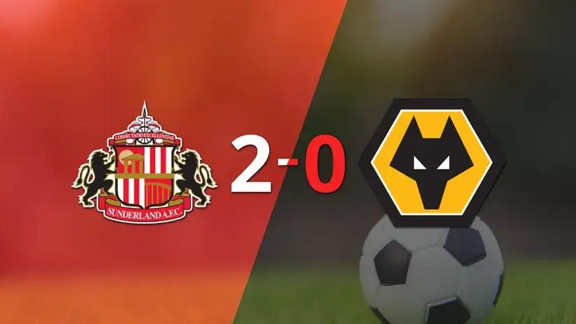 Premier League: Sunderland dominó a Wolverhampton con un 2