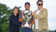 Xander Schauffele, with roots in Japan, wins first PGA Tour title of the year at Baycurrent Classic