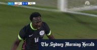 Video: Aussie sensation stuns Canada