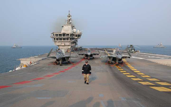PM Modi celebrates Diwali onboard INS Vikrant, lauds India’s military might, self