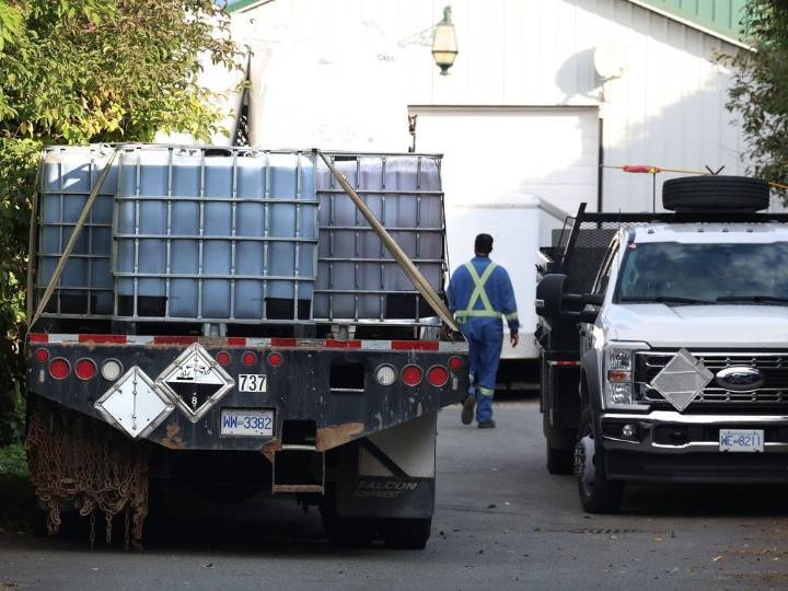 Police still at Chilliwack fentanyl super lab a week after search