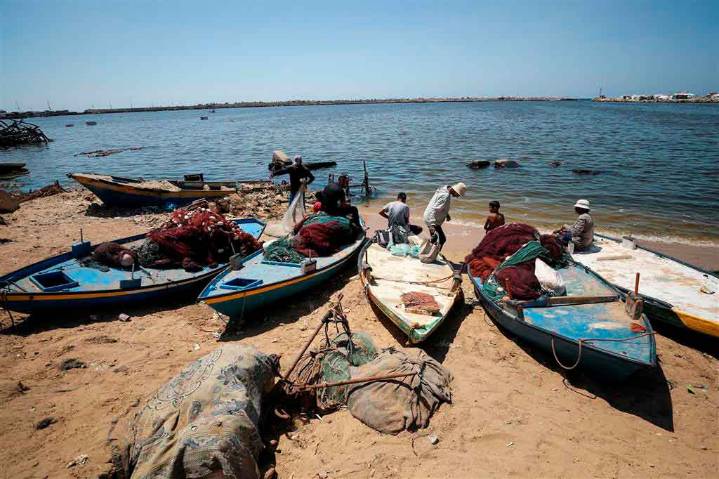 El sector pesquero en Gaza también fue destruido por agresión israelí