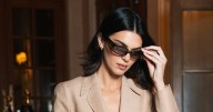 Kendall Jenner Does Model Off-Duty in Vintage Skirt Suit for Sisters Night With Kylie