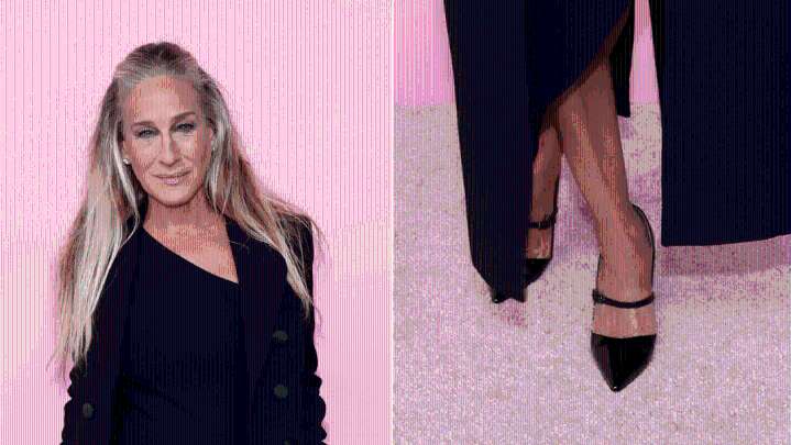 Sarah Jessica Parker Wears Archival SJP Heels to VS Fashion Show 2025