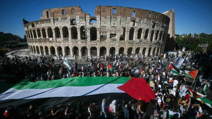 Ola de protestas en Europa en apoyo a Palestina