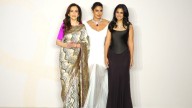 PeeCee stuns in white as she poses with Nita Ambani, Isha Ambani at Bvlgari event