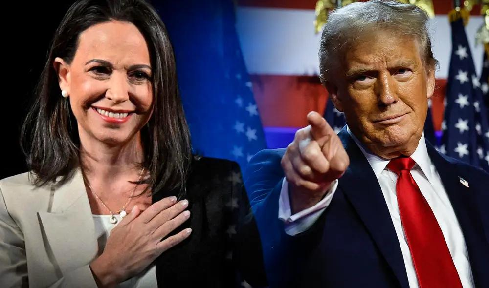 María Corina Machado le dedicó su Premio Nobel de la Paz a Venezuela y a Donald Trump