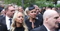 Coronation Street's Claire Sweeney arrives at ex-boyfriend Ricky Hatton's funeral