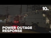 Energy crews respond to dozens of power outages as storm strikes