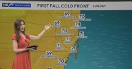 Cooler days ahead in South Florida with first fall front on the way