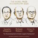 Kitagawa, Robson, Yaghi Win Nobel Prize In Chemistry For Molecular Work