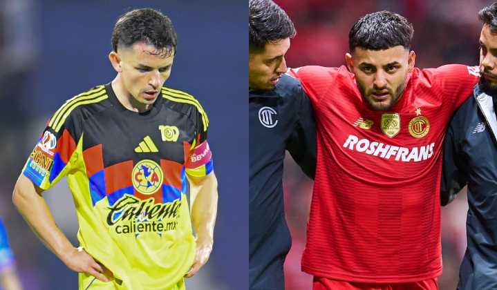 ¿Se pierden el Toluca vs América? El panorama de Alexis Vega y Álvaro Fidalgo para el resto del torneo