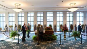 ‘A moment with him’: Thousands pay respects to President Russell M. Nelson in public viewing