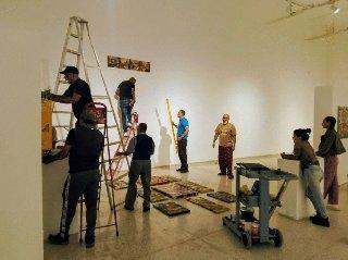 ¡Falta poco! Inician montaje de VI Bienal del Sur: Pueblos en Resistencia