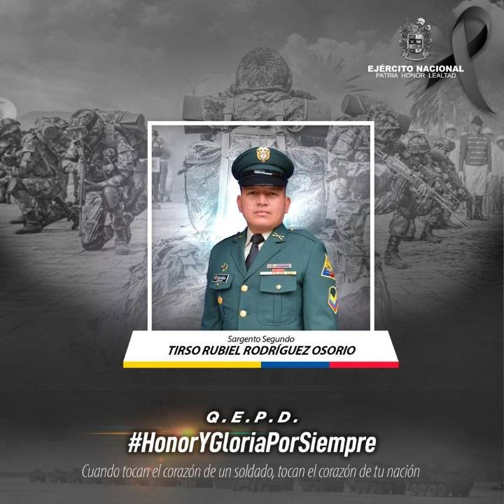 Militar Triniteño murió de forma accidental durante operativo a un depósito ilegal de explosivos