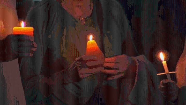 Candlelight vigil to remember Franz and Theresia Kraus