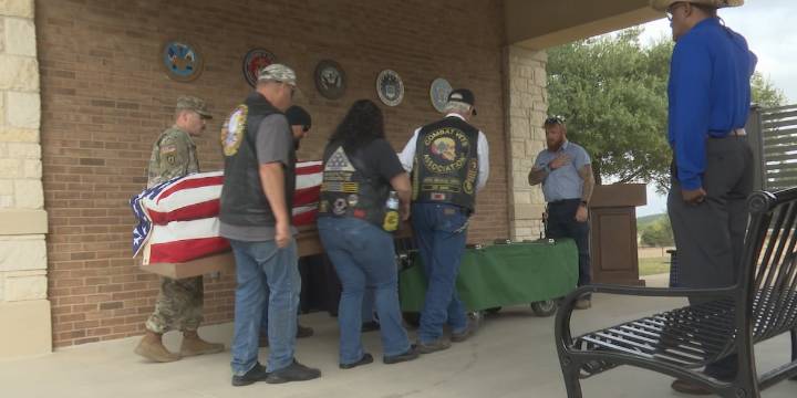 Unaccomapnied veteran funeral highlights the need for upcoming expansion of Central Texas State Veterans Cemetery