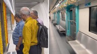 'Ganpati Bappa Morya': Mumbaikars Take Their 1st Ride As Metro 3 Opens Fully From Aarey To Cuffe Parade