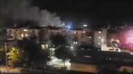 Firefighters battle garage fire at a Canoga Park apartment