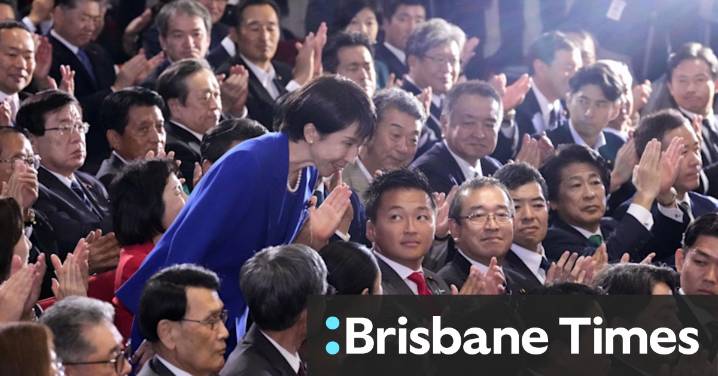 Japan set for first female prime minister as Sanae Takaichi wins party vote