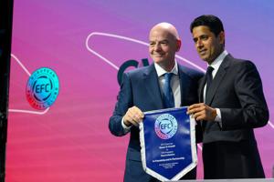 FIFA president Infantino calls on protesters to keep calm at Israel's soccer games